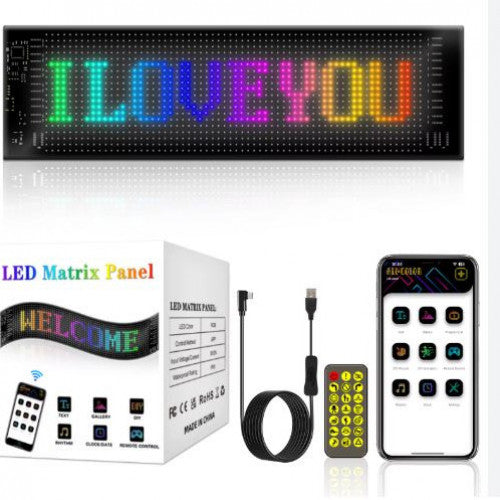 LETRERO LED 17 CM LARGO X 7CM ANCHO)