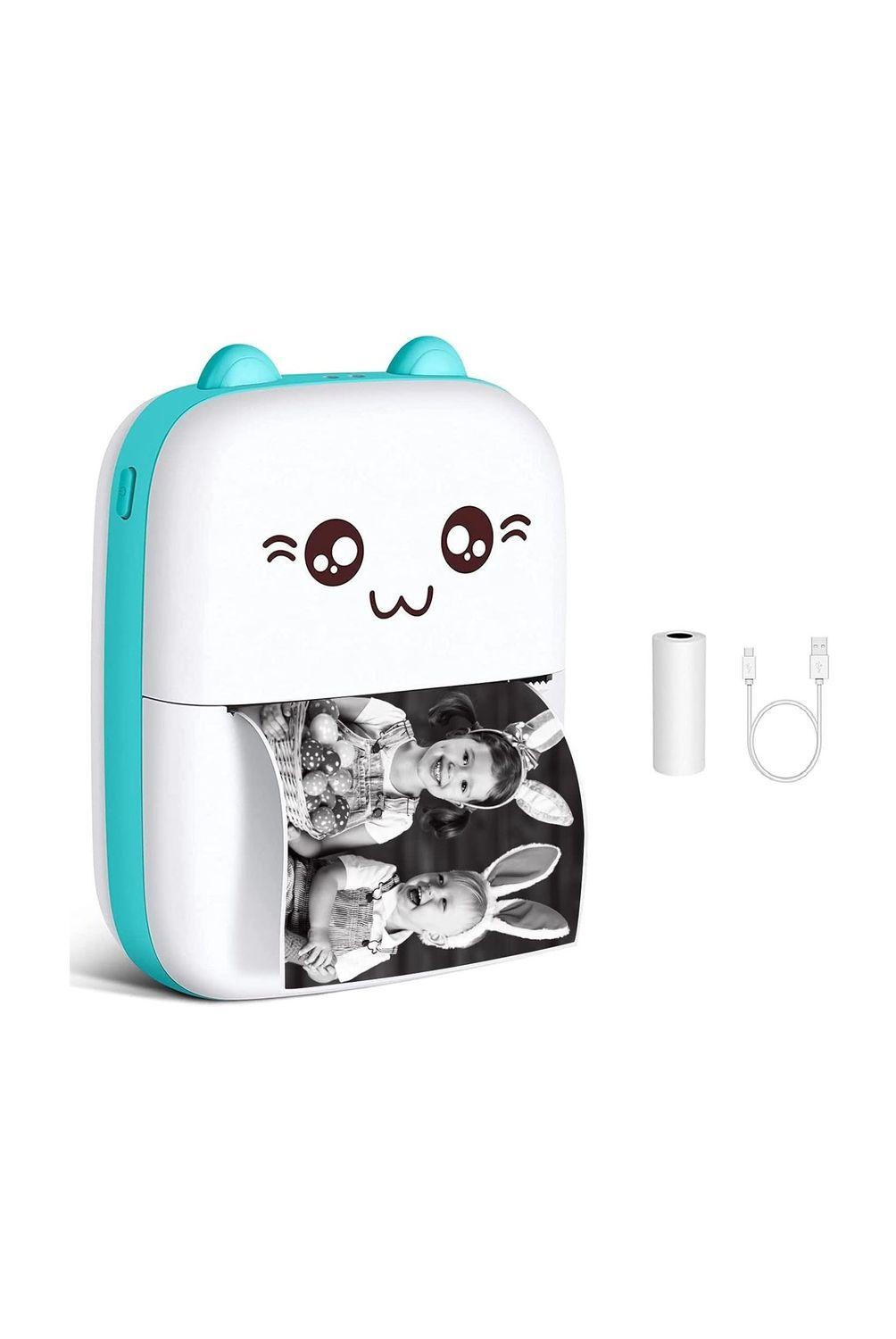 MINI IMPRESORA PORTÁTIL AZULES